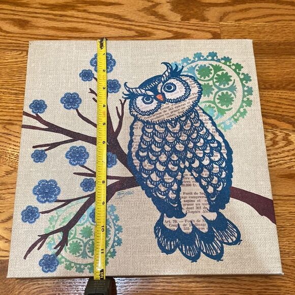 Retro 70s Vibe Bella Dos Santos Cute & Crafty Owl Canvas Art Picture 2012 - Picture 14 of 16